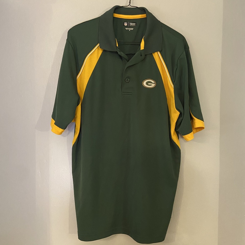 GREEN BAY PACKERS Official NFL Team Apparel POLO Shirt Men's Size Medium M